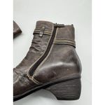 Blondo  Ankle Booties Brown Slouchy Aqua Protect Side Zip Shoes Women’s Size 6M Photo 5