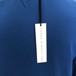 Three Eighty Two  Womens Dress XS Blue Tatianna‎ Cold Shoulder Ruffle Mini NWT Photo 7