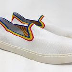 Rothy's Limited Edition White Rainbow Pride  Sneaker Shoe 10 Photo 0