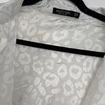 Nasty Gal  Sheer Cheetah Button-Up Photo 1