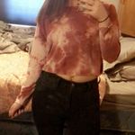 Heart & Hips Hearts & Hips Tie Dye Cropped Long Sleeve Photo 5