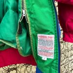 London Fog Vintage 90s Color Block Ski Coat with zip out insulated liner SMALL Photo 2