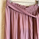 Jon & anna Jon & Ann Lavender‎ Pleated wide leg Pants size Large stretchy tie waist Photo 3