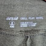 Aerie Chill Play Move Woman’s Olive Casual Athletic Legging Size Medium Long Photo 3