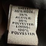 Sarah Jessica Parker Bitten houndstooth wool blend pea coat size small Black Photo 3