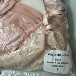 Revolve x We Are HAH Queen 4 A Day Copper Rose Sheer Lace Bodysuit Size Small Photo 10
