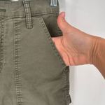 Lee Vintage Womens Straight Leg Workwear Cargo Pants Army Olive Green Size 2 Y2K Photo 7