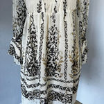 Vintage Y2k Boho Cream Japanese Lined Babydoll Dress Photo 2