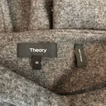 Theory  Yoke High Rise Ankle Length Legging in Grey Marled Compact Knit Photo 9