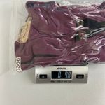 Twelve by Twelve Los Angeles women's purple black jeweled button vneck sweater S Photo 7