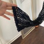 NWT Scaralet Darkness Black Witchy Whimsygoth Asymmetric Lace Bell Sleeve Top M Size M Photo 2