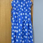Universal Threads Universal Thread Blue Floral Midi Spaghetti Strap Dress - Size XS Photo 1