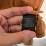 Anthropologie Sunday in Brooklyn  Terracotta Tan Orange Button Dress Small Photo 3