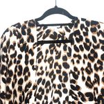 Maurice's Brown & Black Leopard Print Open Front Kimono Photo 2