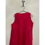 Eva Tralala Linen Dress Size Large Lagenlook Oversized Pink Cottage Comfort Maxi Photo 6