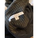 Veronica Beard  Clay Open front Shawl lapel Boyfriend Blazer Green/ Brown wool 8 Photo 8