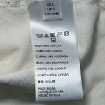 FP Beach Free People Oversized Cotton T Shirt Dress Cream Long Maxi Size L Photo 5