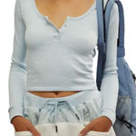 Free People NWT Movement Bail Out Crop Thermal
Knit Top Photo 0