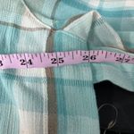 Alfred Dunner Plaid Shirt Womens 22 Button Front Stretch Breathable Barn Cabin Blue Size 22W Photo 8