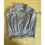 Free People  We The Free Cassie Stripe Top S Women Casual Buttondown Crop Photo 1