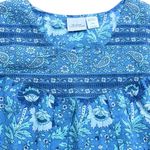 Like New Vermont Country Store Blue Floral A Photo 4