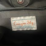 Canyon Sky Boho Shoulder Bag Black Photo 4