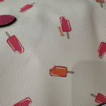 Coach Cream Multicolor City Tote Bag Purse With Popsicle Print Design #C4277 Photo 7