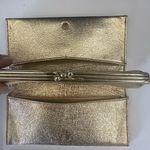 BARONET VINTAGE GOLD FOIL KISS LOCK WALLET CLUTCH Photo 1