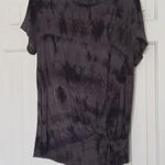 Ginger G Short Sleeved knit tie dyed tee, black/gray, Size M Photo 0
