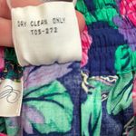 Vintage Midi Skirt with Tropical Print Pink Photo 3