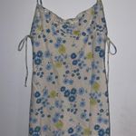 ZARA Floral Linen Mini Dress Medium Photo 1