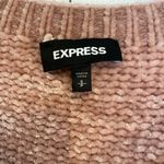 EXPRESS Super Soft Chenille Knit Long Sleeve Chunky V-neck Sweater Small Photo 1