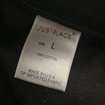 Just Black  jean skirt L black Photo 4