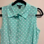 Forever 21 Teal Poka dot Dress Photo 1