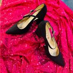 Unisa Black Suede Women's High Heel Shoes With Strap Photo 0