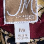 JM Collection Leopard‎ Print Blouse Red Medium Petite Photo 6