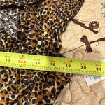 Old Navy  Waist Defined Ruffle Trim Mini Dress Leopard print women’s Large NWT Photo 6