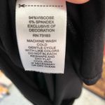 cupio  Black V-Neck Tunic Tee Shirt Womens M Soft Stretch Short‎ Sleeve Basic Top Photo 8