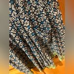 Anthropologie Lilka Long Weekend Boho Printed Blue & Green Motif Romper Medium Photo 12