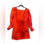 Farm Rio  Orange Open Back Mini Dress -size S Photo 6