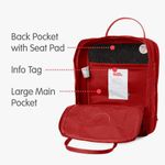 Fjallraven 27171 Women's Kanken Laptop 13” Backpack 4.6 gal (13 L), Ox Red GUC Photo 5