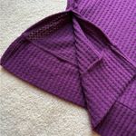 Zenana Outfitters Purple Oversized Boxy Sweatshirt Photo 4