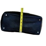 Kate Spade Leila Medium Triple Compartment Satchel Bag Black Pebbled Leather Photo 3