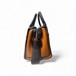 Craft Elegant Brown and Black Satchel Photo 2