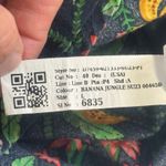 Old Navy Banana Jungle Print Button Down Shirt Long Sleeve Womens Large Cotton Photo 5