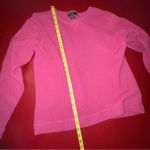 Eddie Bauer  Lambswool Sweater Woman’s M Pink Pullover Preppy Y2K Soft Knit Top Photo 7