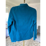 The North Face  Fleece Pullover Granola Teal Hiking Outdoor Alpine Cozy Autumn Winter Photo 4