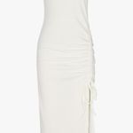 Sexy sleeveless side slit bodycon dress ✨ White Size L Photo 0