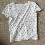 American Eagle Outfitters White Floral Top Photo 2