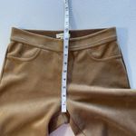 Max Studio Women Small Faux Suede Stretch Pull On Jeggings Pants Camel Vicuna Photo 8